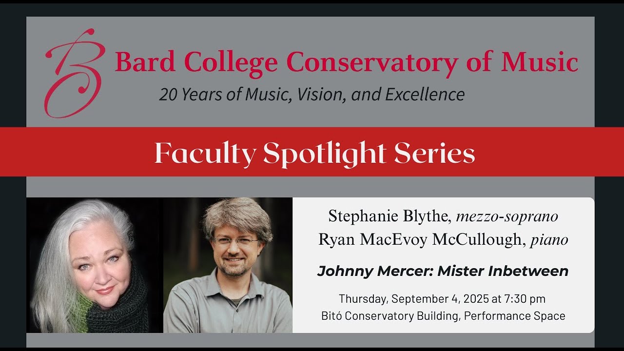 Faculty Spotlight Series: Stephanie Blythe, mezzo-soprano, and Ryan MacEvoy McCullough, piano