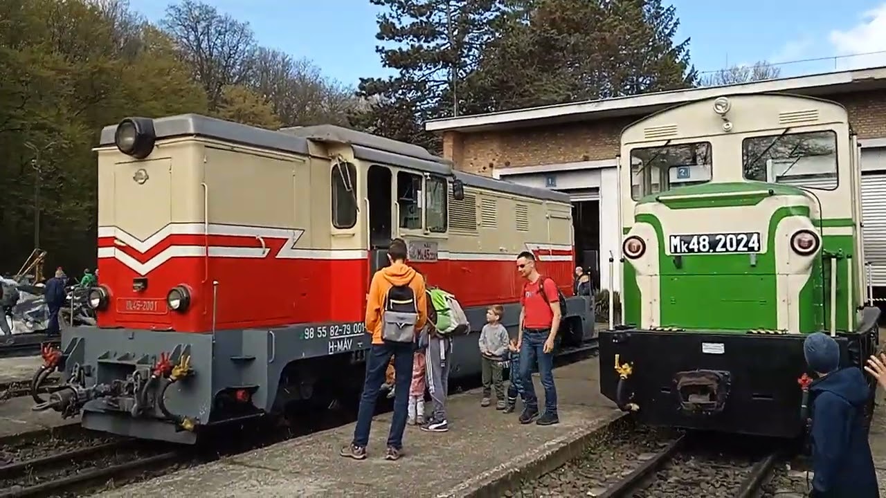 2025. Április. 12. A Széchenyi hegyi gyermekvasút napján.