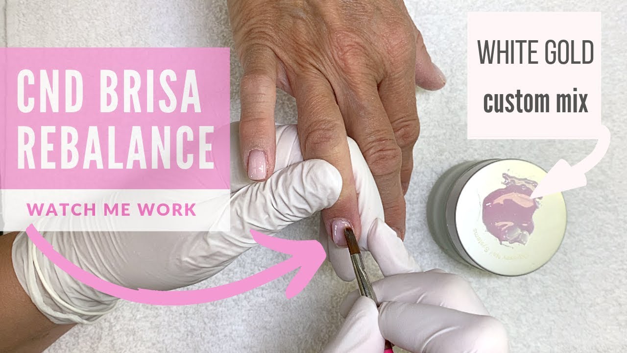 CND Brisa gel REBALANCE (MAINTENANCE) on my client