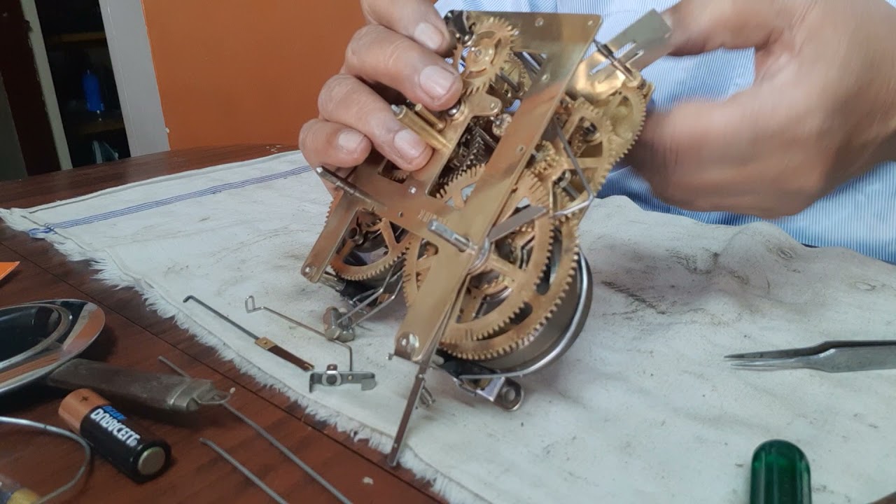 How to assemble Scientific 8 days winding clock