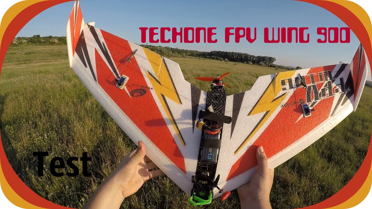 Тест крыла TechOne FPV Wing 900.
