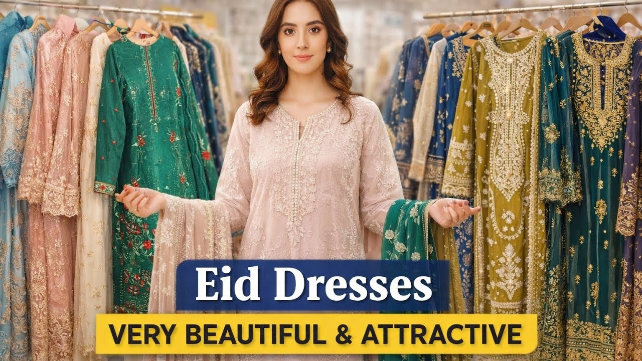 Eid Dresses 2026 🌙 | Very Beautiful & Attractive Eid Collection | Latest Lawn & Embroidered Suits