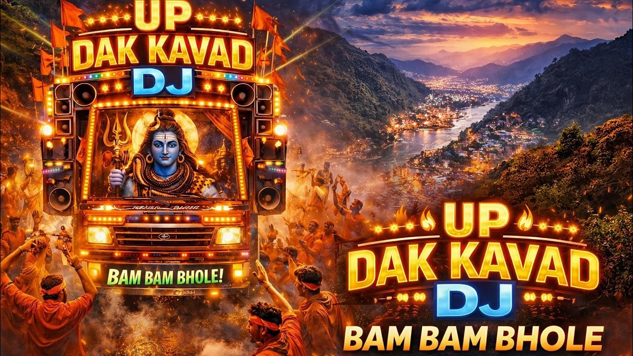 Haridwar Dak Kavad DJ 2026 | Bam Bam Bhole High Bass | UP Viral Bol Bam