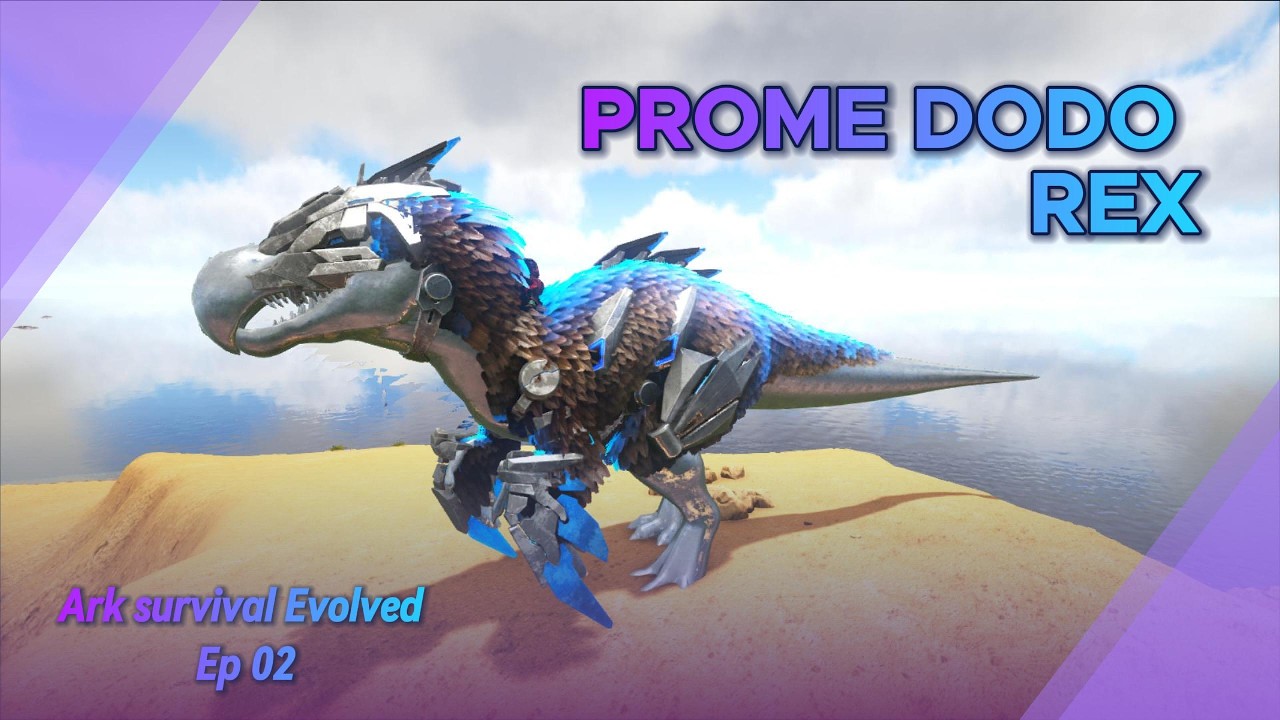 Taming Prome Dodo Rex / Ark Survival Evolved Mod Prometheus Ep 02.