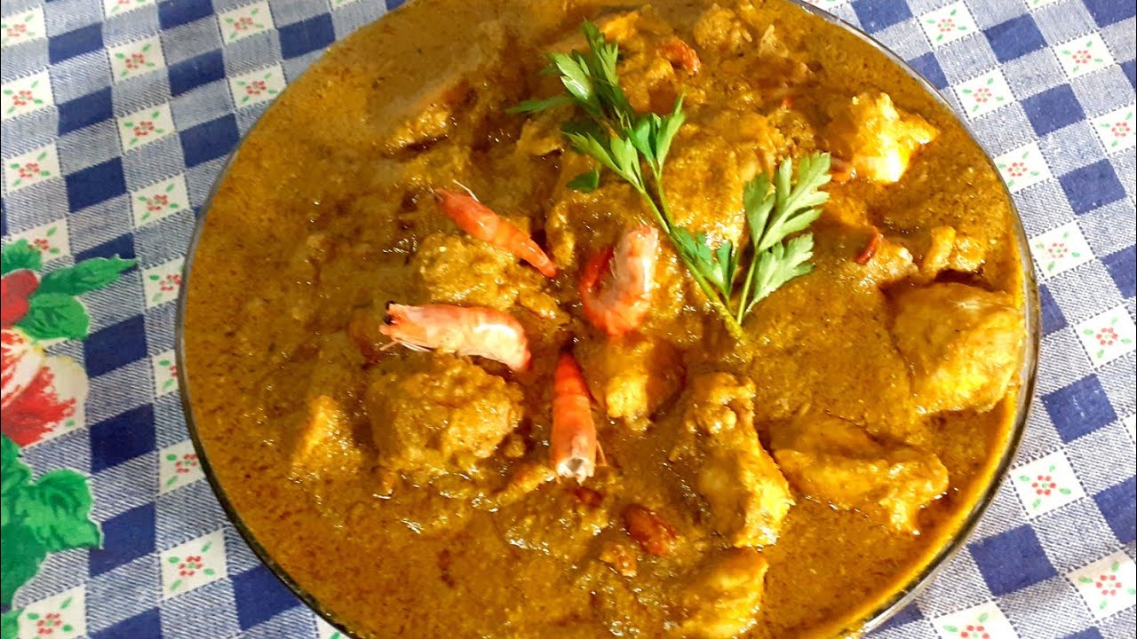 Um delicioso xinxim de Galinha baiano