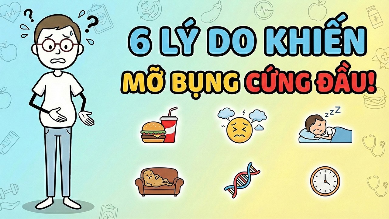 📌6 Lý Do Khoa Học Khiến Mỡ Bụng Cứng Đầu và Cách Loại Bỏ Tận Gốc.