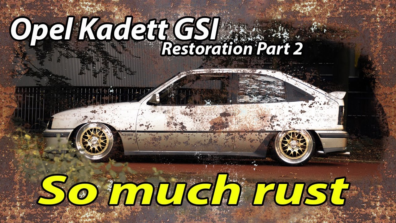 Реставрация уникального Opel Kadett GSI
