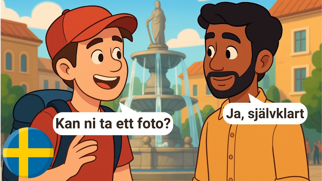 Swedish Conversation for Beginners (With Subtitles) | A1-A2 | Easy Swedish