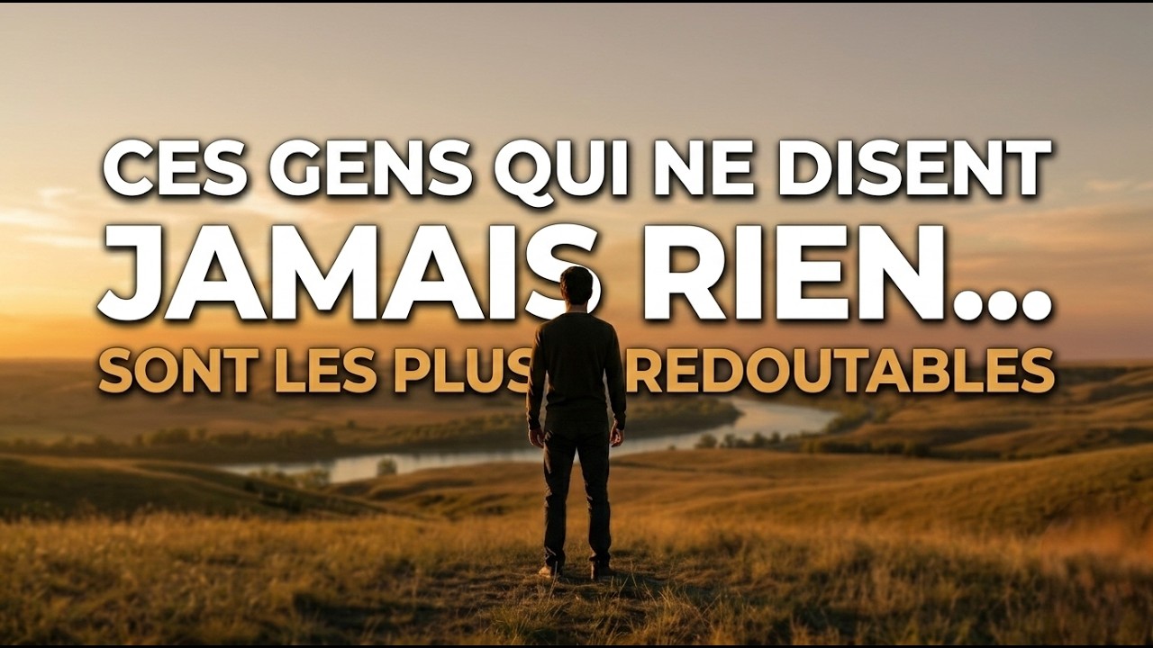Ces gens qui ne disent jamais rien... sont les plus redoutables 👀