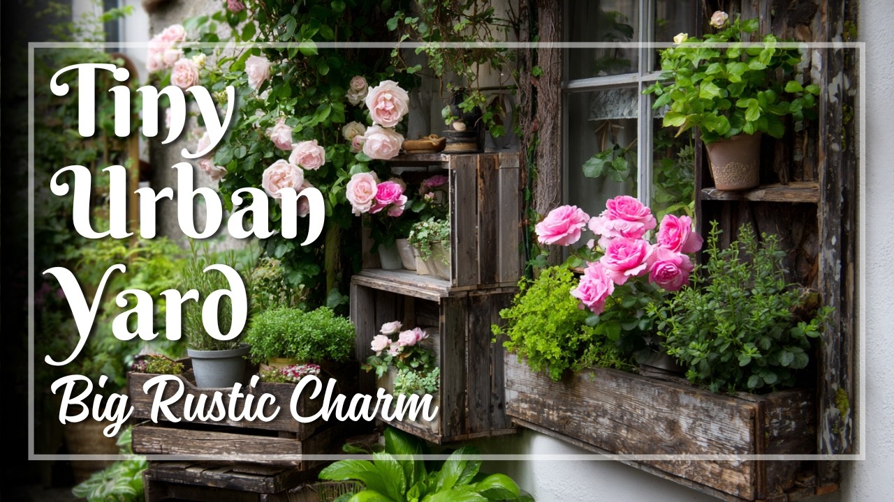 Small Urban Rustic Garden Ideas 🌼 Transform Tight Spaces into Elegant Escapes