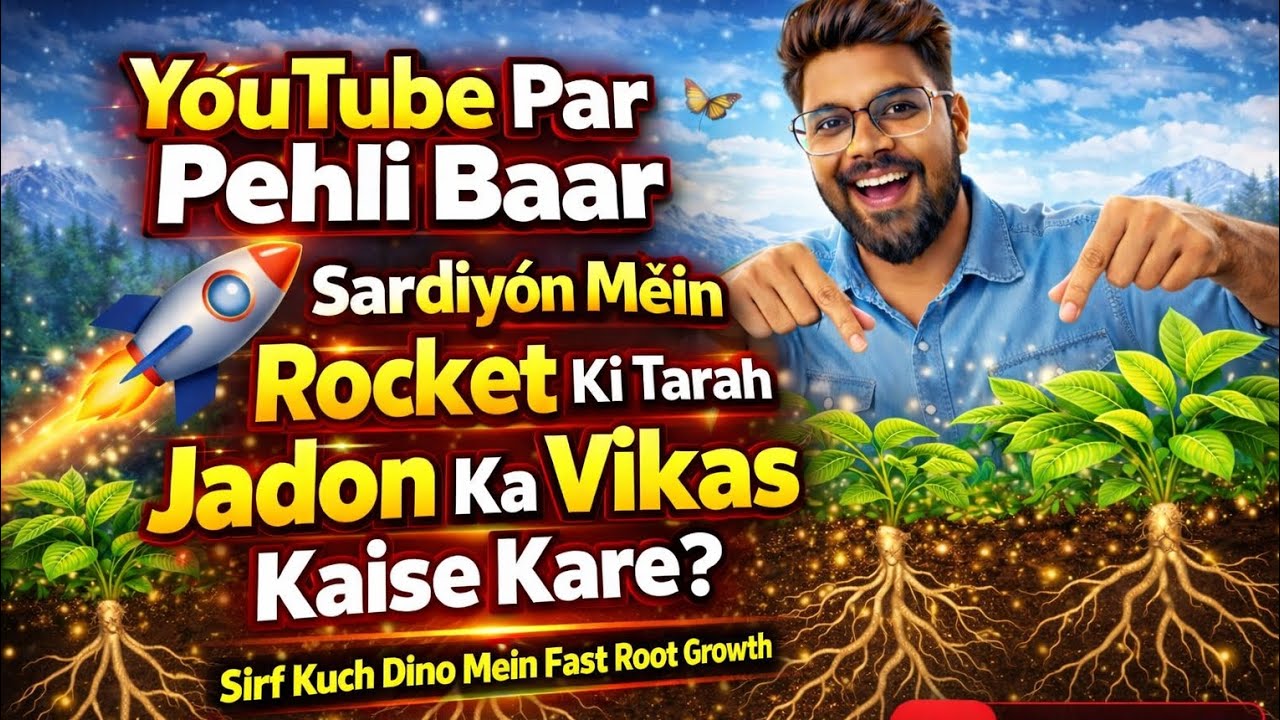 Plants ki growth sardiyo m rocket 🚀 ki thara ksay karay @MRK_Green_Garden  