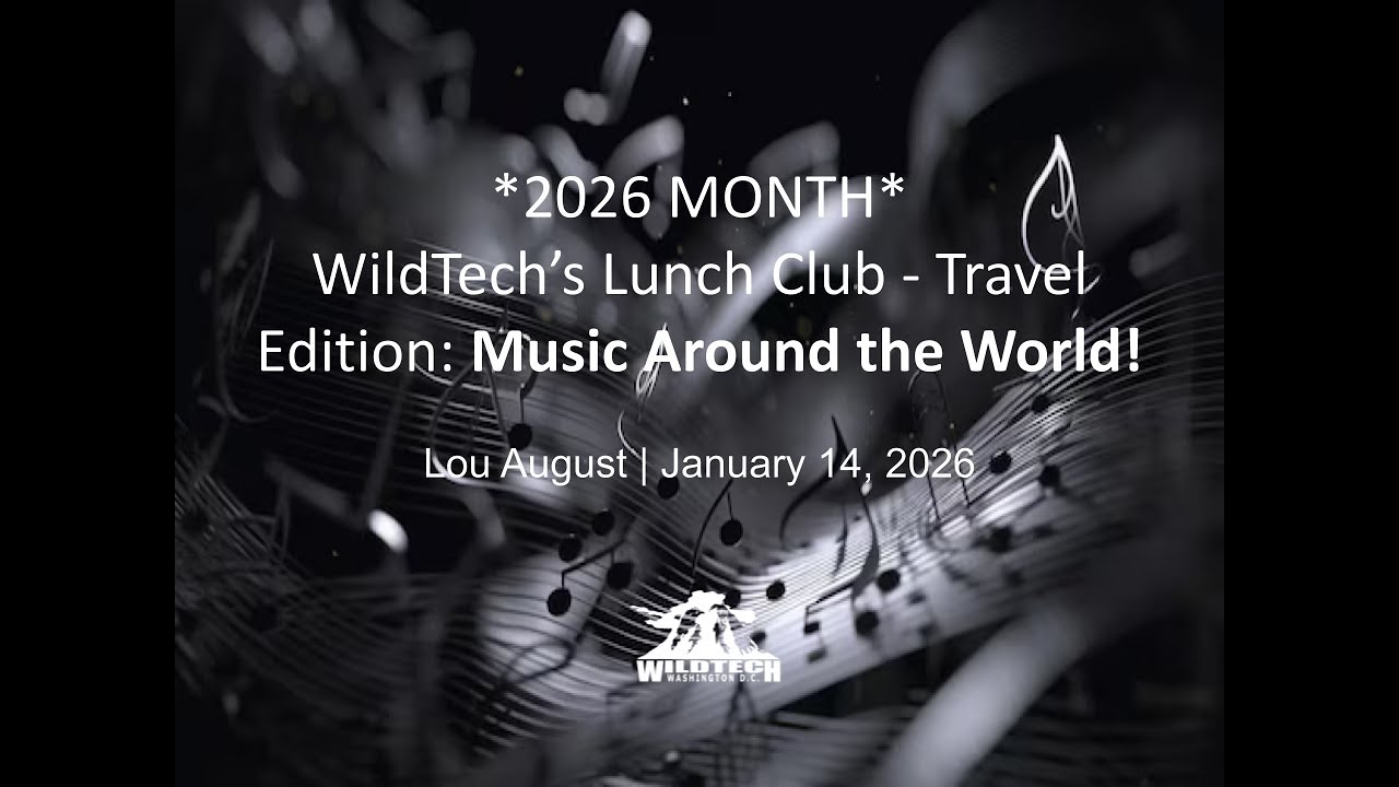 Lunch Club - Travel Edition: Music Around the World! (1/14/2026)
