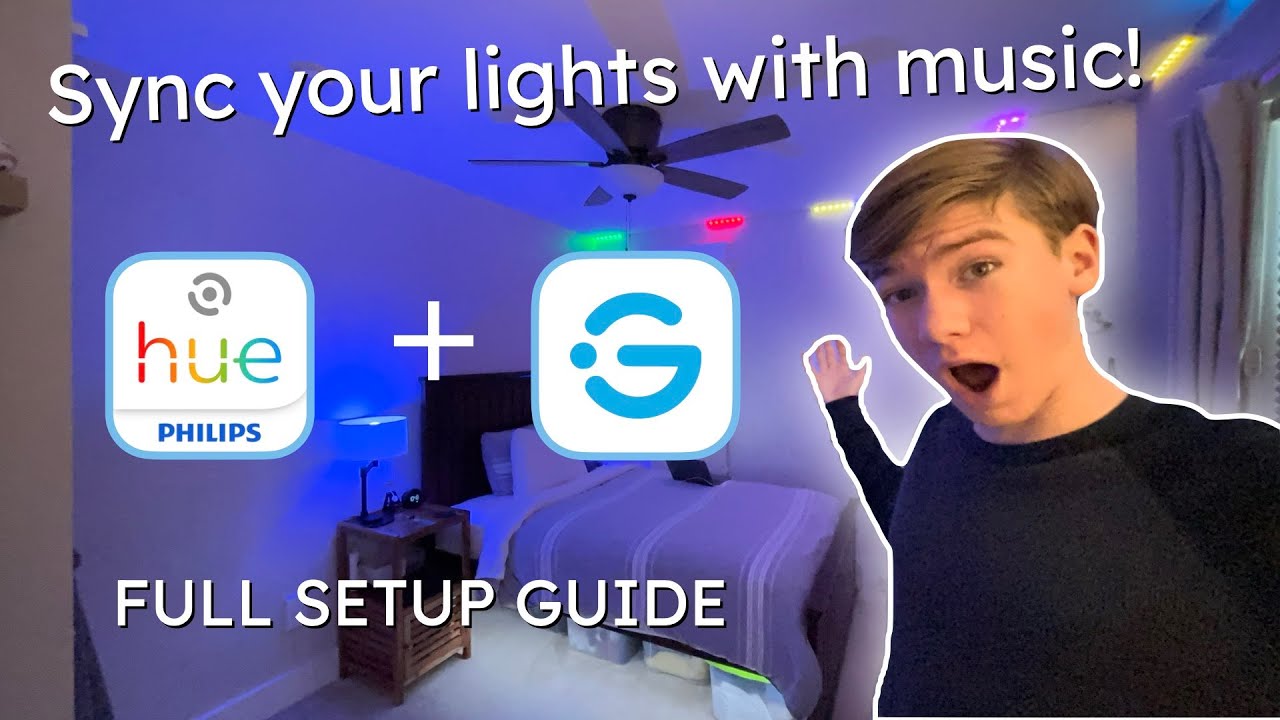 Creating An EPIC Dance Party With Philips Hue + Govee Lights!