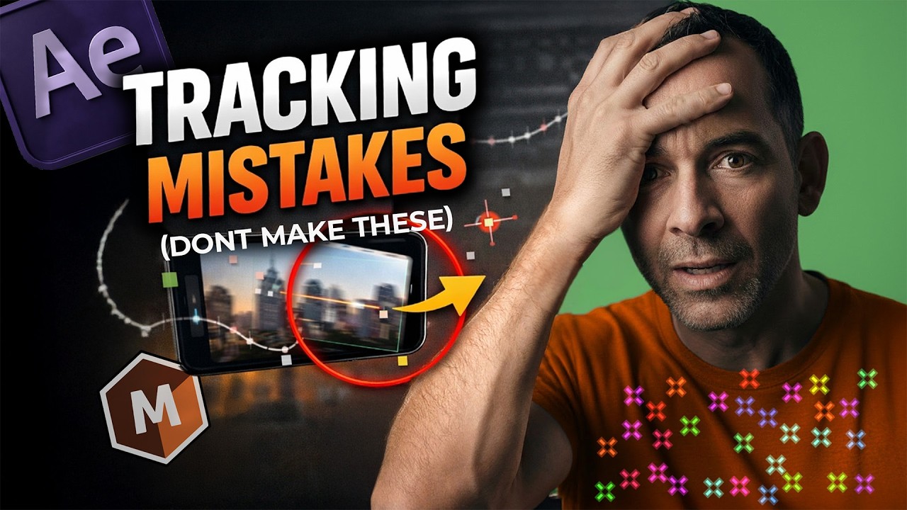 7 КРАЙНИХ ОШИБОК ПРИ ОТСЛЕЖИВАНИИ ИЗОБРАЖЕНИЯ В After Effects, КОТОРЫЕ ДОПУСКАЕТ БОЛЬШИНСТВО ВИДЕ...