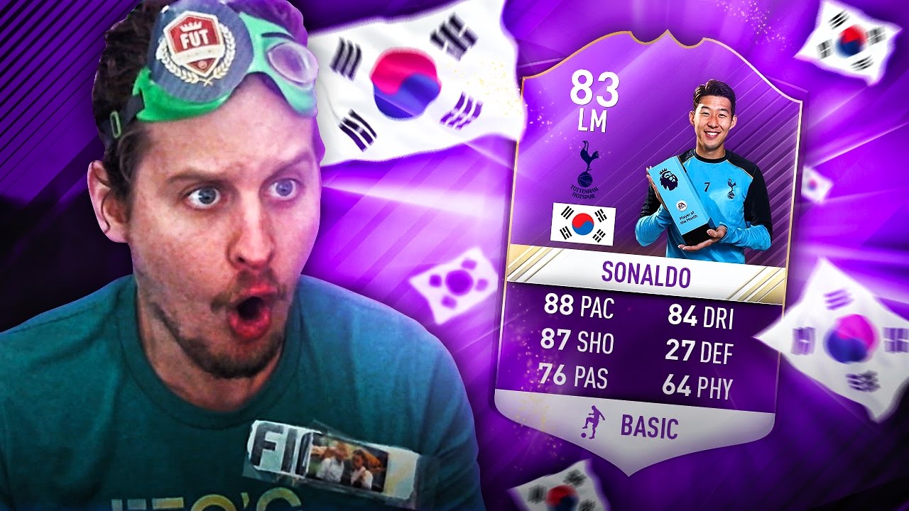 SPECIAL EDITION KOREAN RONALDO POTM SON SQUAD BUILDER CHALLENGE! FIFA 17 ULTIMATE TEAM