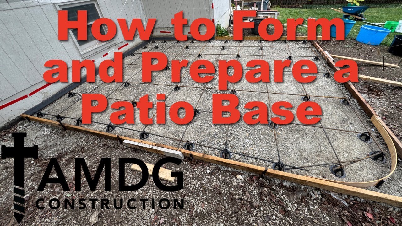 How to Form and Prepare a Patio Base