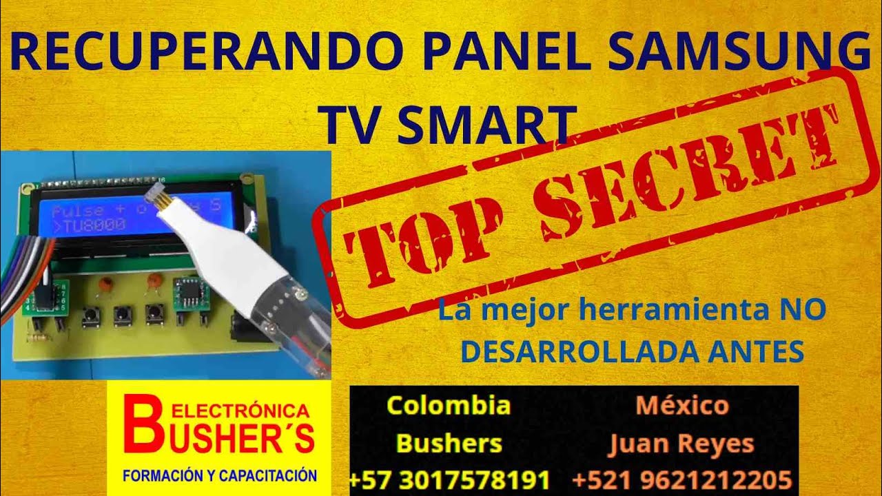 Recuperar Pantalla Samsung con la NUEVA HERRAMIENTA. VGH Y VSS EXPRESS! @bushers100