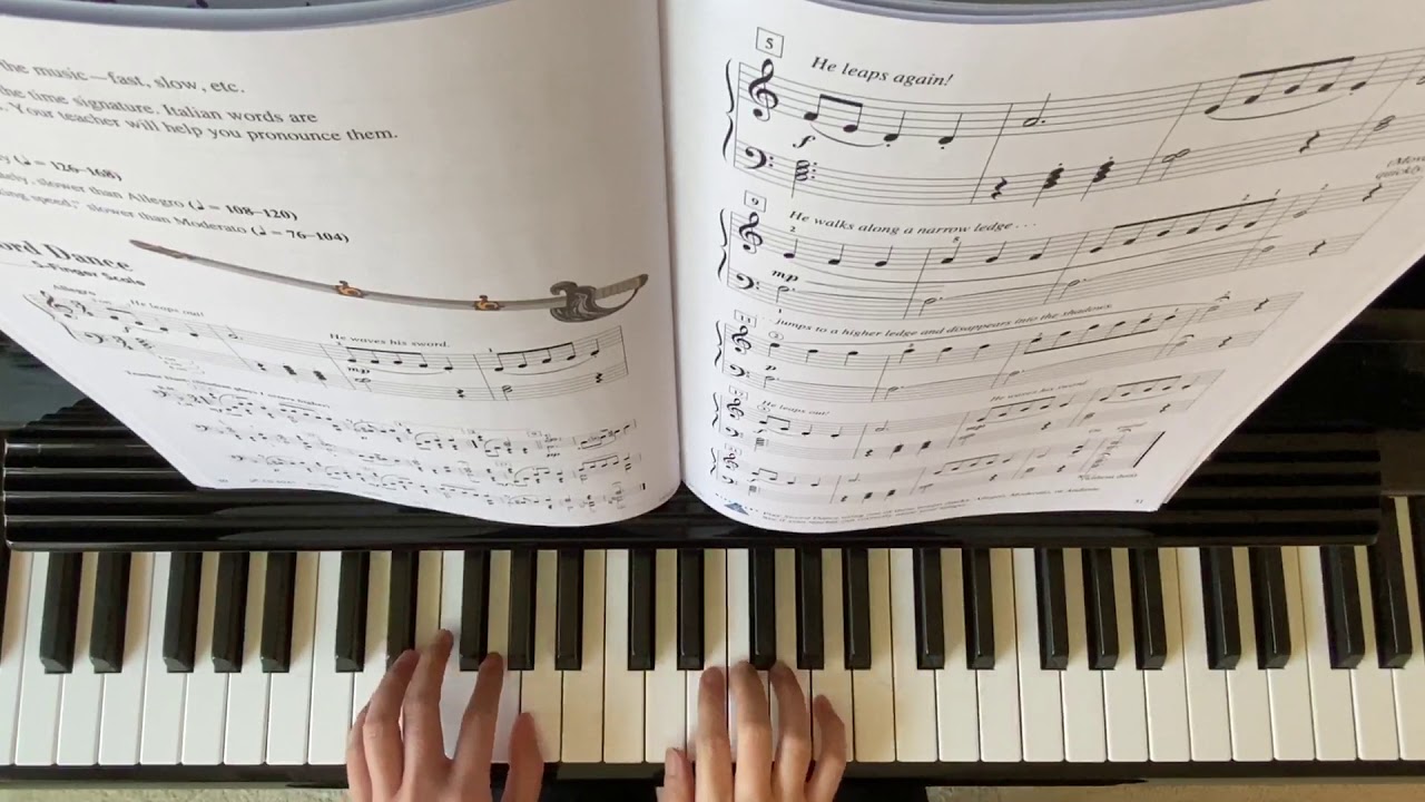 “ Sword Dance” Piano Adventure Lesson Book Level 2A
