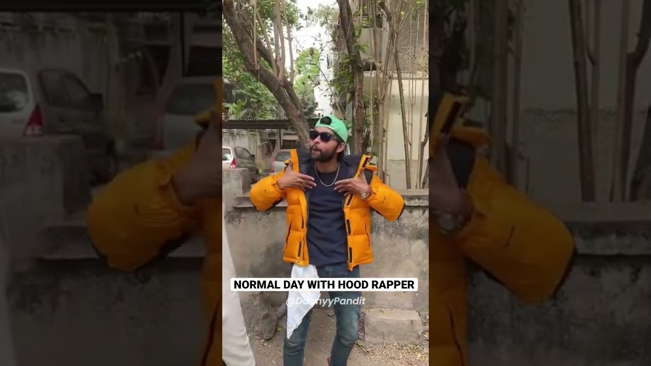 Gully rappers be like😂😂 | rap game strong| danny pandit | normal day with hood rapper #shorts
