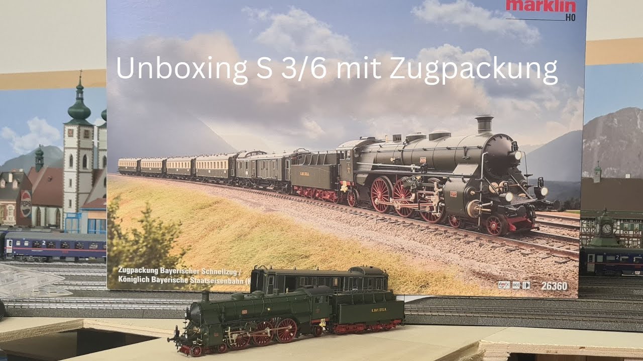 Unboxing, Märklin 26360 Bayerischer Schnellzug