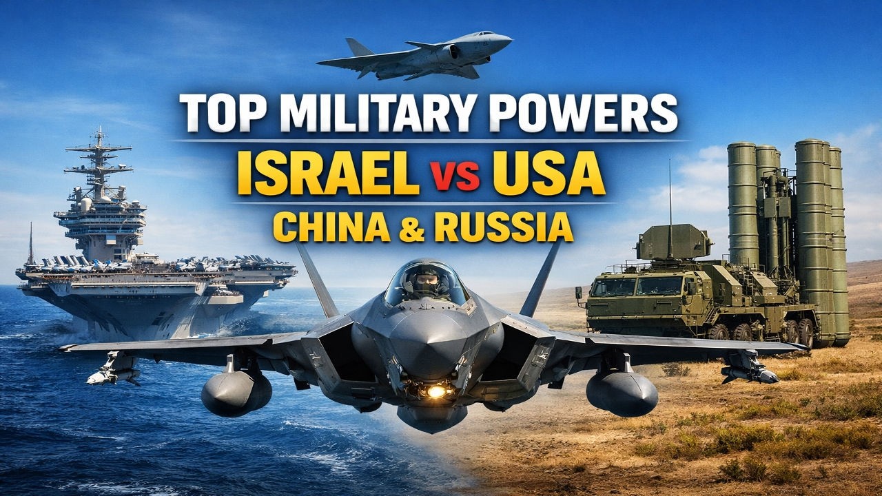Israel vs USA, China & Russia Military Power Comparison
