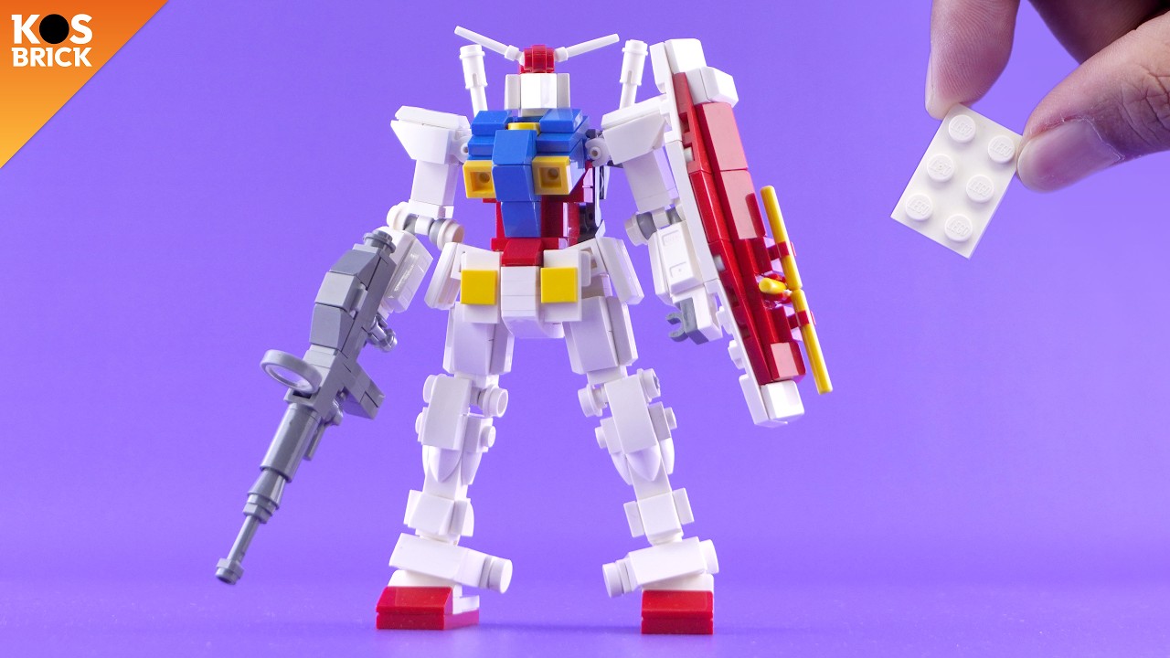 Lego RX-78-2 Gundam / ガンダム Mini Mech part 8 (Tutorial)