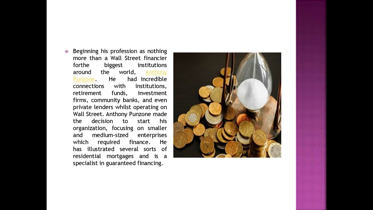 What Various Secured Loan Types Does Anthony Punzone Describe?