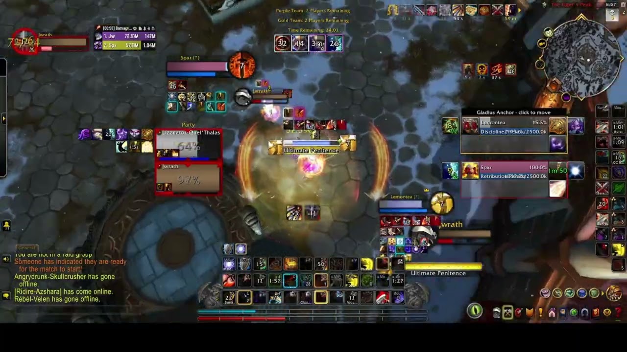 Back to Slayer 2v2 Arms Warrior Arenas 2150 CR
