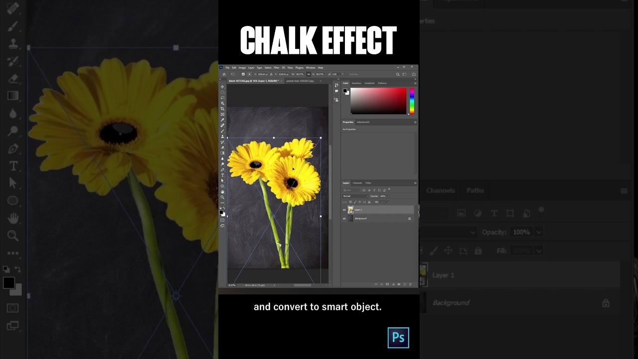 How to create Chalk Effect in Photoshop