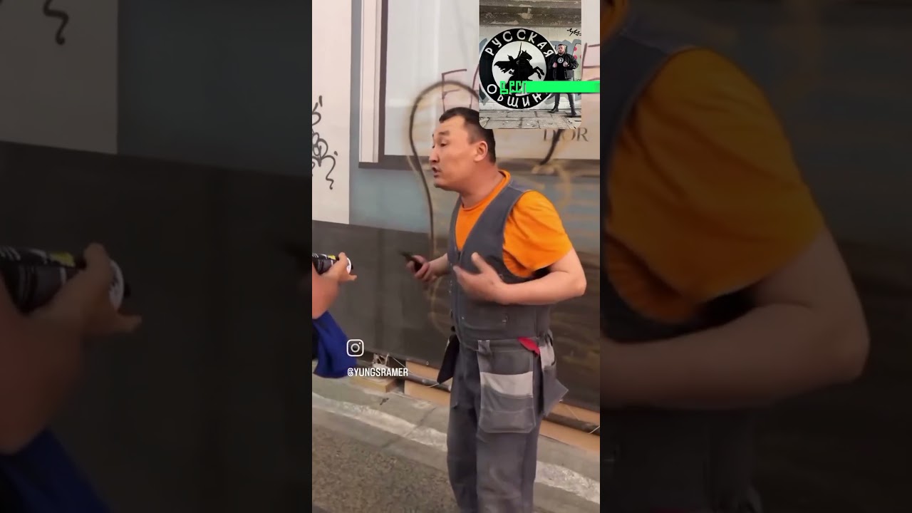 A Muslim man stopped the vandals!