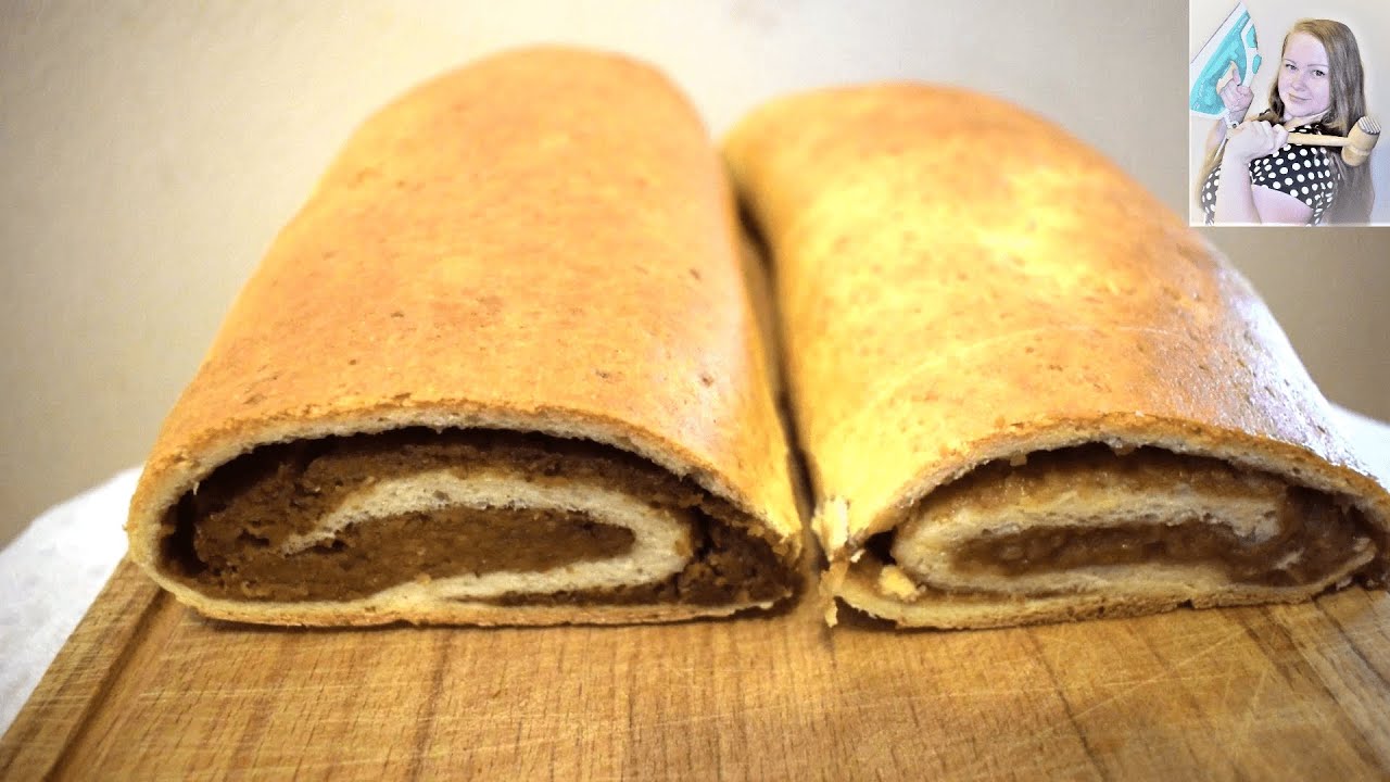 Domáci kysnutý jablkový a orechový závin - recept