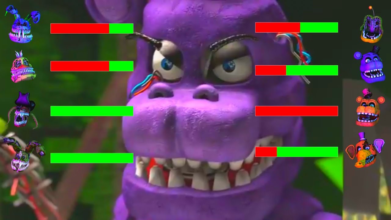 [SFM FNaF] Withered Melodies vs Corrupted WITH HEALTHBARS