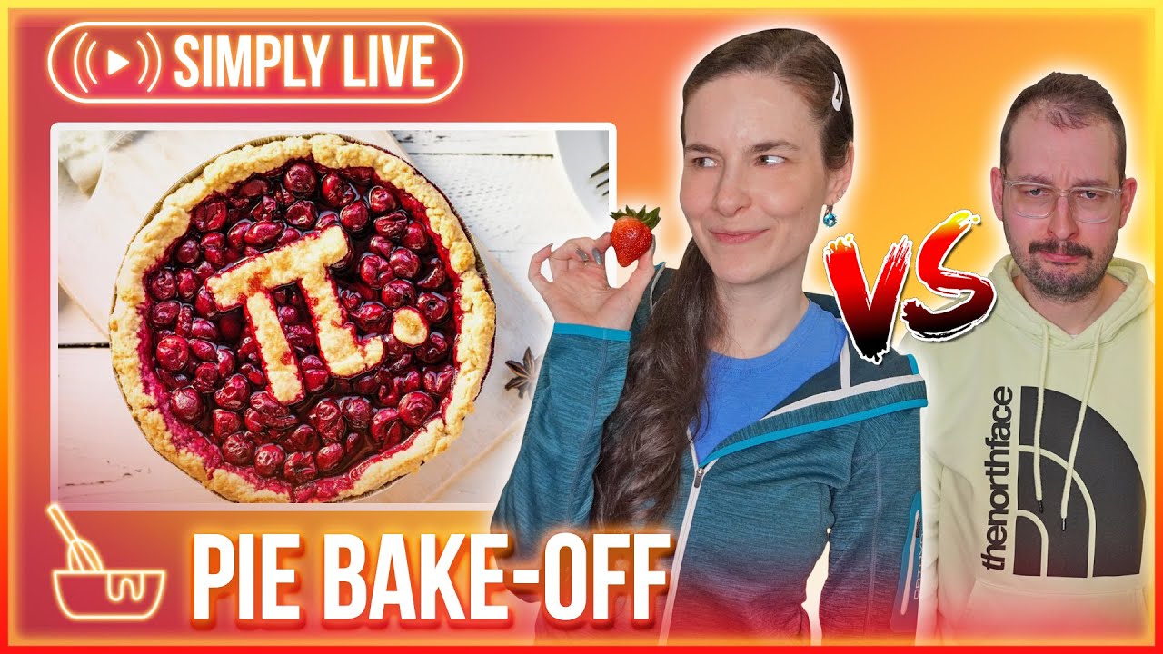 Making Pie for 🥧 Pi Day π 🔴LIVE - Simplybakelogical