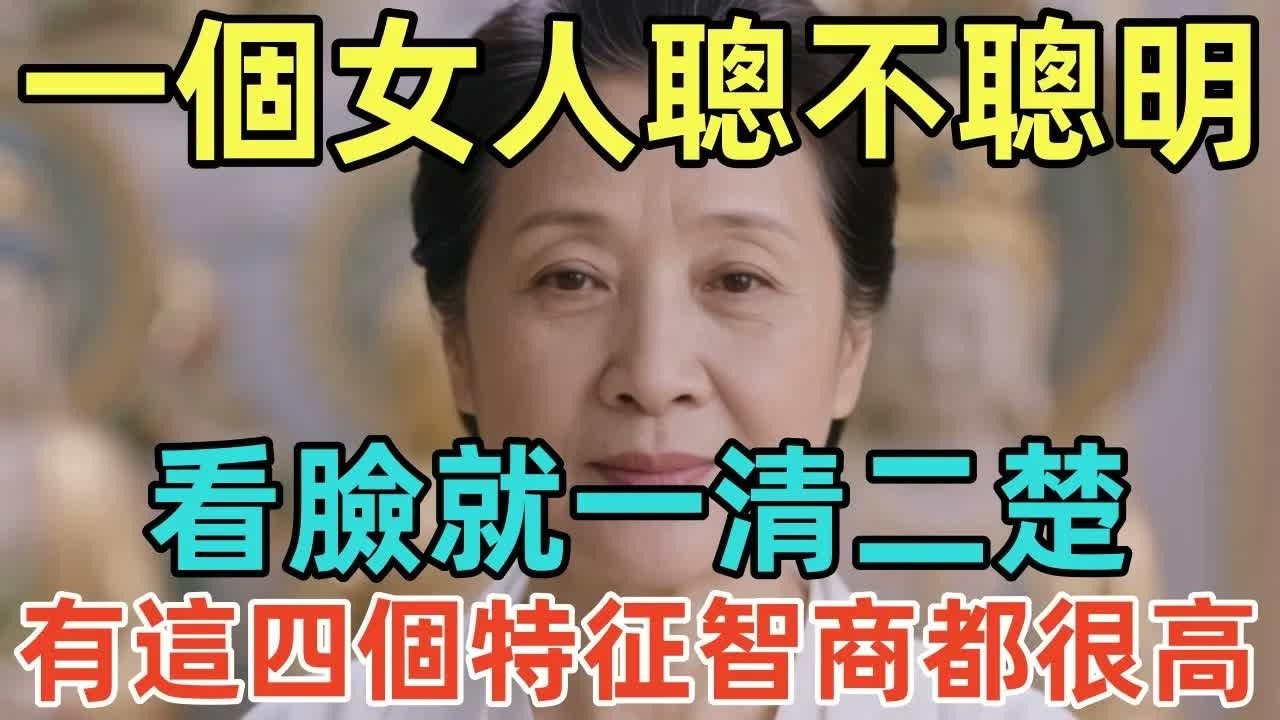 一個女人聰不聰明，看臉就一清二楚，有這四個特征智商都很高！#佛淨 #佛學 #佛陀 #佛法 #佛教 #修行
