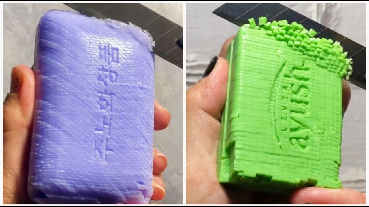 2X the ASMR Magic! Satisfying Soap Cuts✨