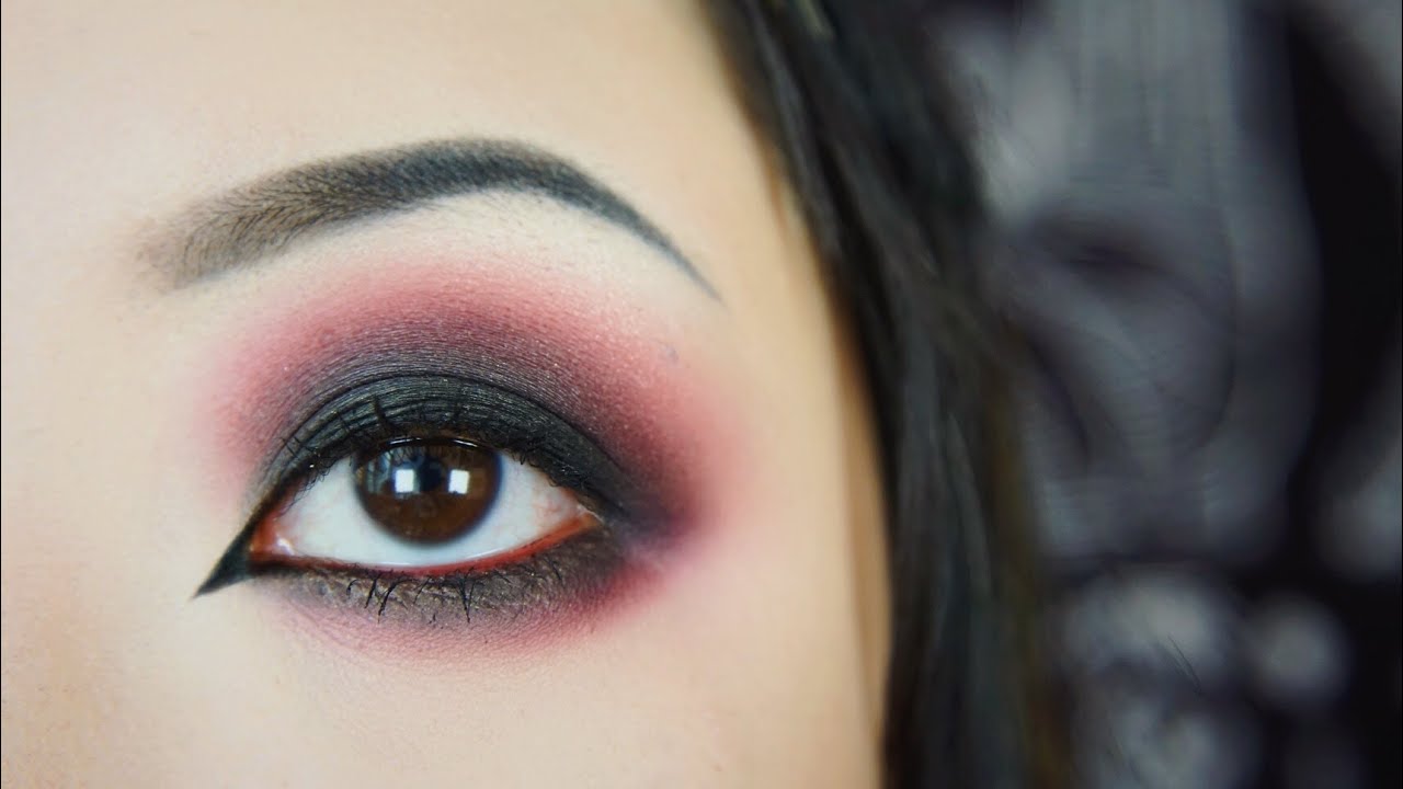 Goth Makeup | Smoky Eyes Makeup Tutorial For Hooded Eyes |Drugstore |BlackBone Inspired Makeup