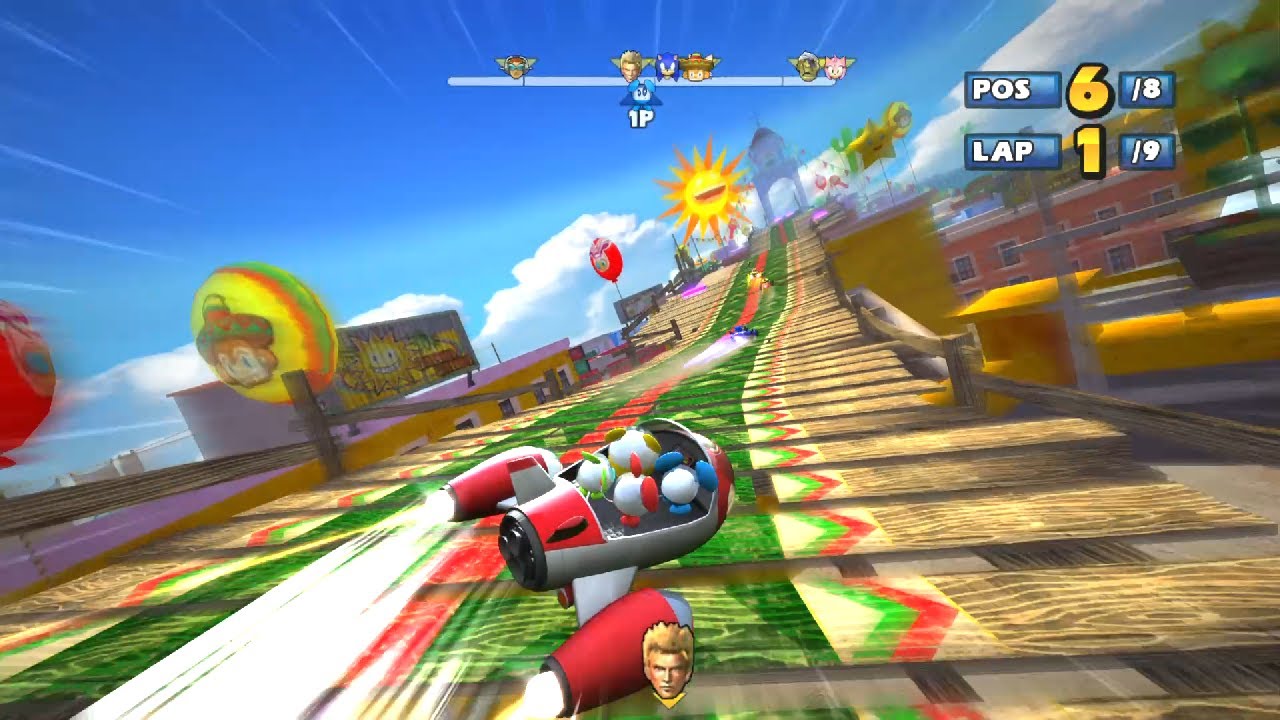 CHUCHUS Jump Parade 9 Laps Expert (Request) Sonic & Sega All-Stars Racing