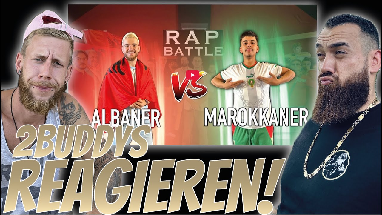 ..UND LOS ! ALBANER vs MAROKKANER (Rapbattle) | REACTION