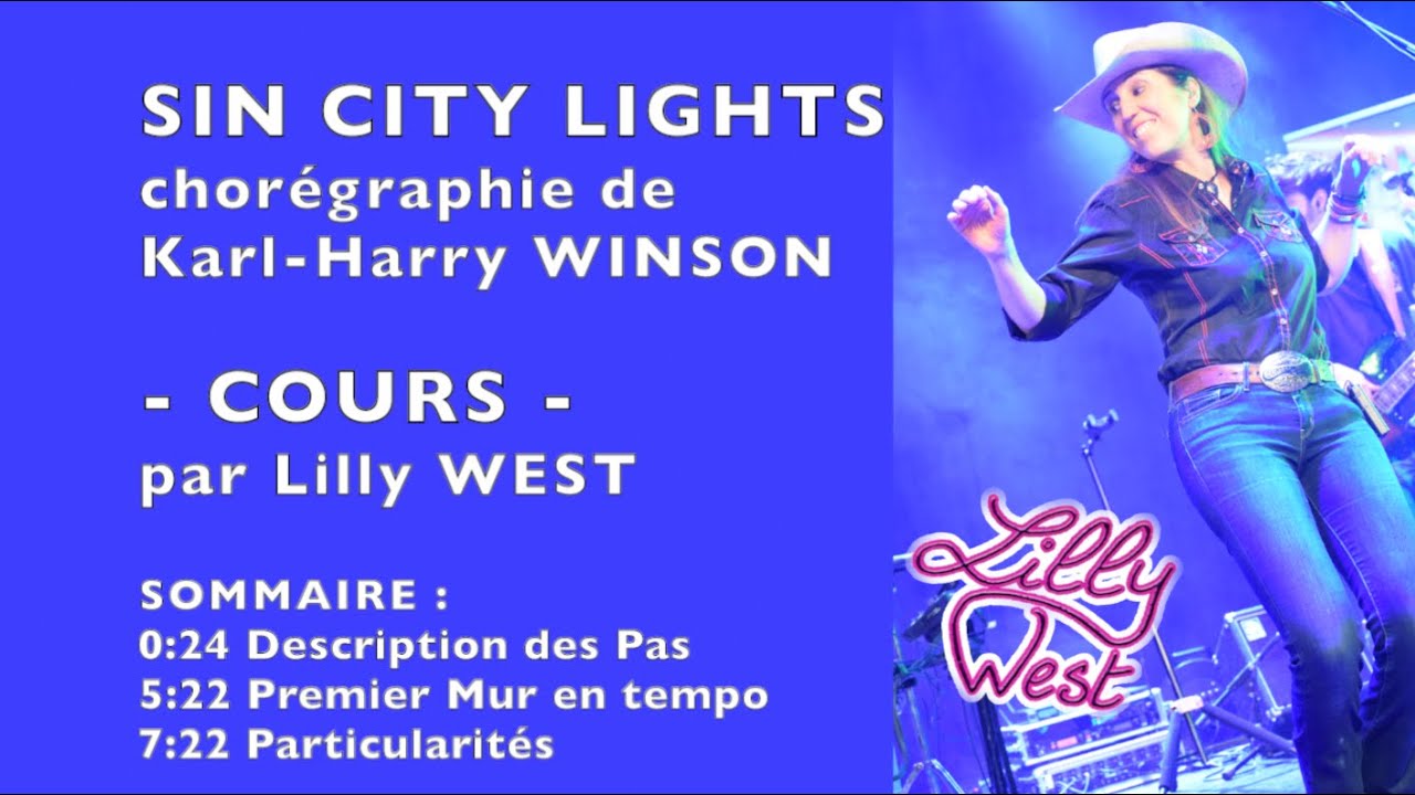 [COURS] SIN CITY LIGHTS de Karl-Harry WINSON, enseignée par Lilly WEST