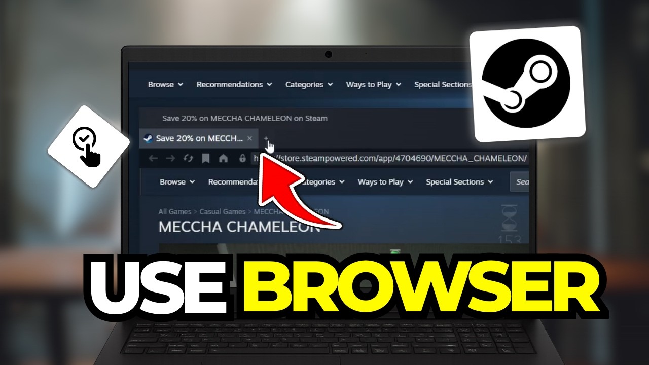 How To Use Web Browser On Steam 2026 | Step By Step