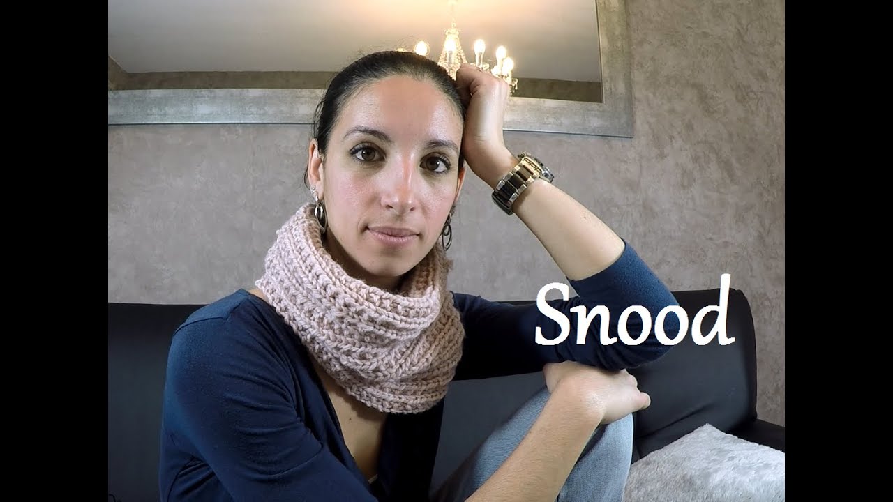 Tuto Snood / tour de cou point sillon , cadeau cynthia dulude / knit easy snood