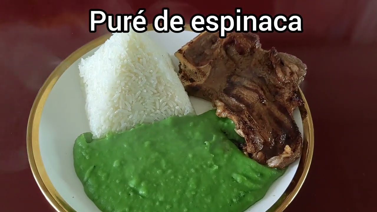 Puré de Espinaca/ Cocina Agusto