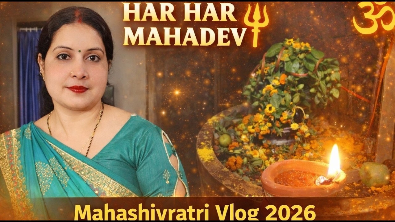 MAHASHIVRATRI VLOG 2025|| Shiv bhakti and puja moment|| @Nilam_ki_duniya ||