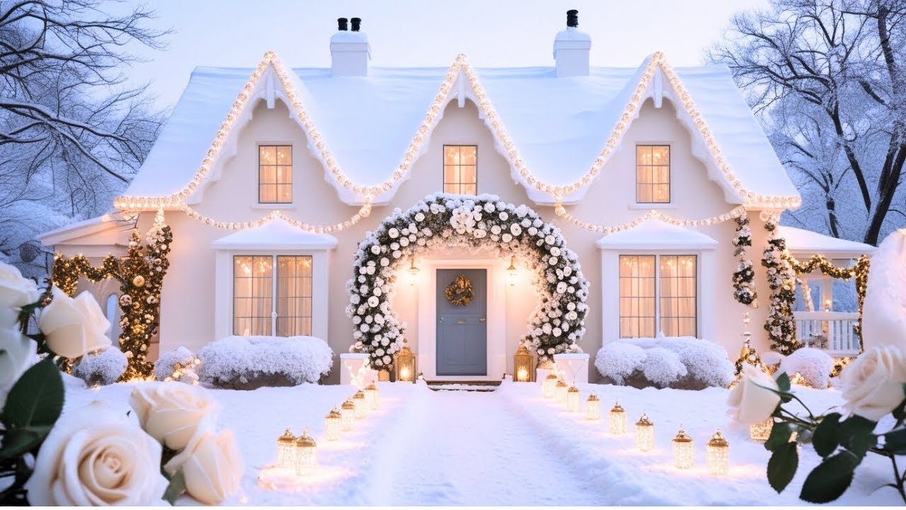 Cozy Cottage in the Snow 🎄 Christmas Ambience for Focus & Calm