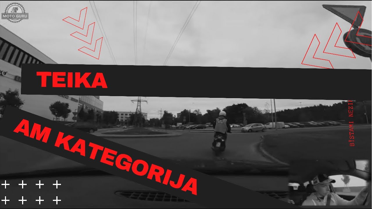 CSDD eksāmens | Pauls laiž pa Teiku ar motorolleri, kā viņam gāja???