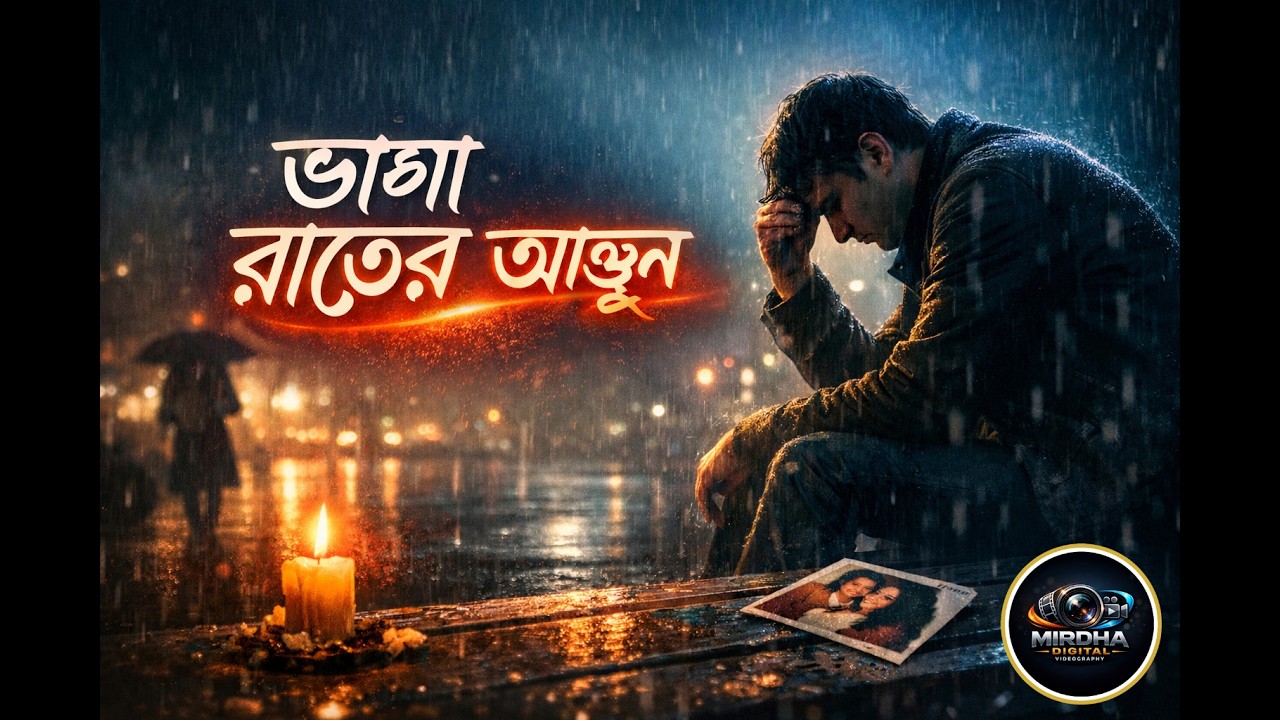 🎵  ভাঙা রাতের আগুন  🎵 Bangla Sad Song