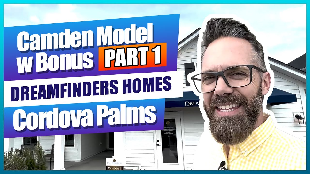 Camden Model Part 1 by Dreamfinders Homes | Cordova Palms | St Augustine, FL New Construction Homes