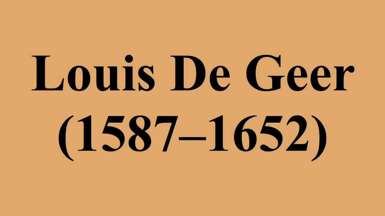 Louis De Geer (1587&ndash;1652)