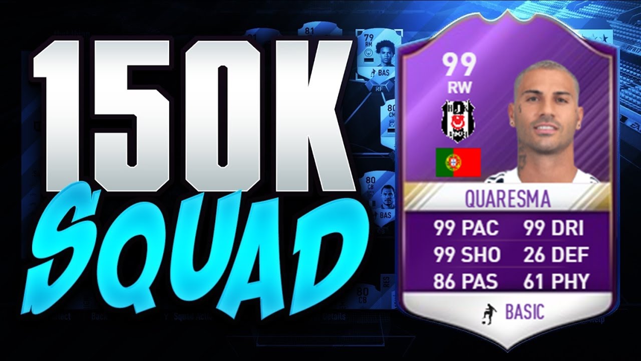 INCREDIBLE 150K SQUAD BUILDER!!! Ft.  IF Quaresma &brvbar; FIFA 17