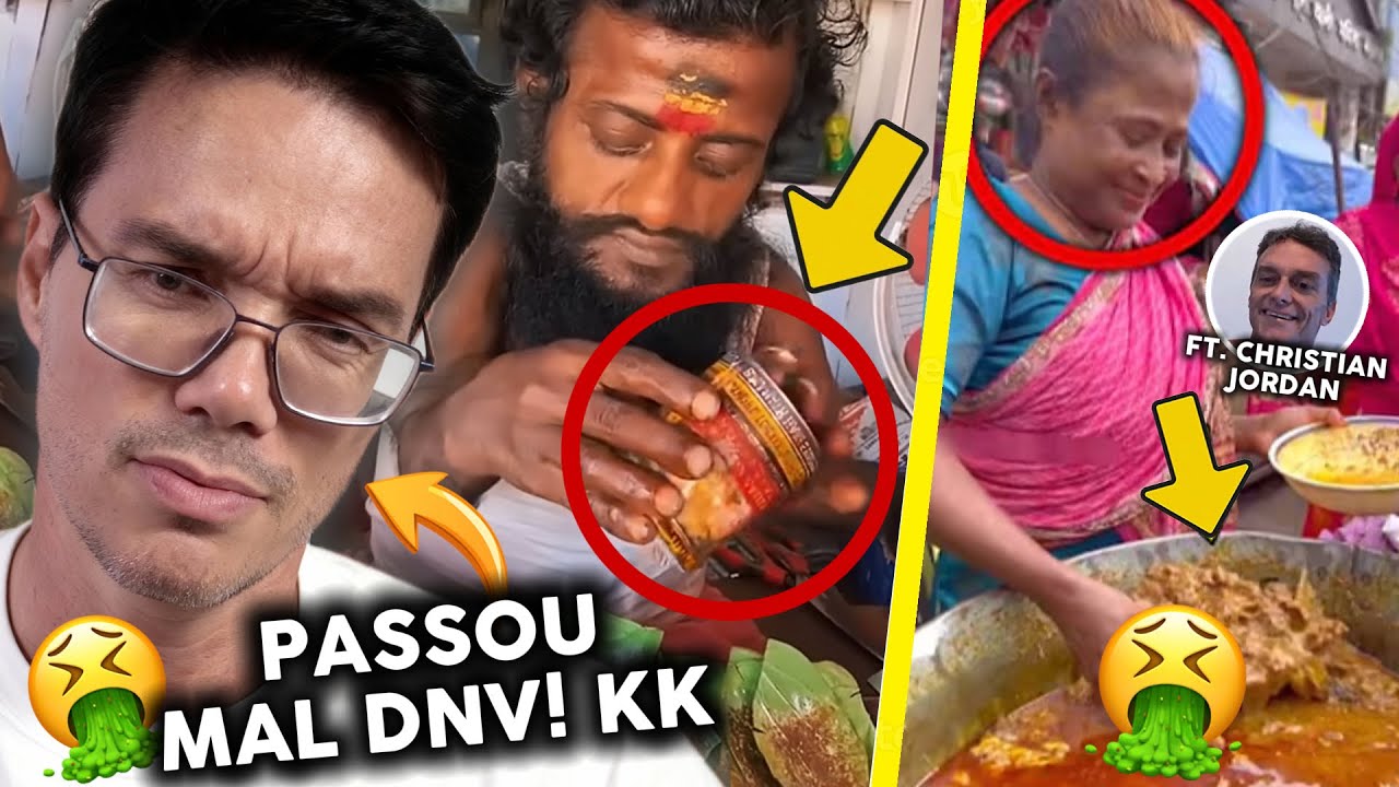PASSEI MAL! AS COMIDAS DE RUA MAIS NOJENTAS DA INDIA (FICOU PIOR) - Peter Reage